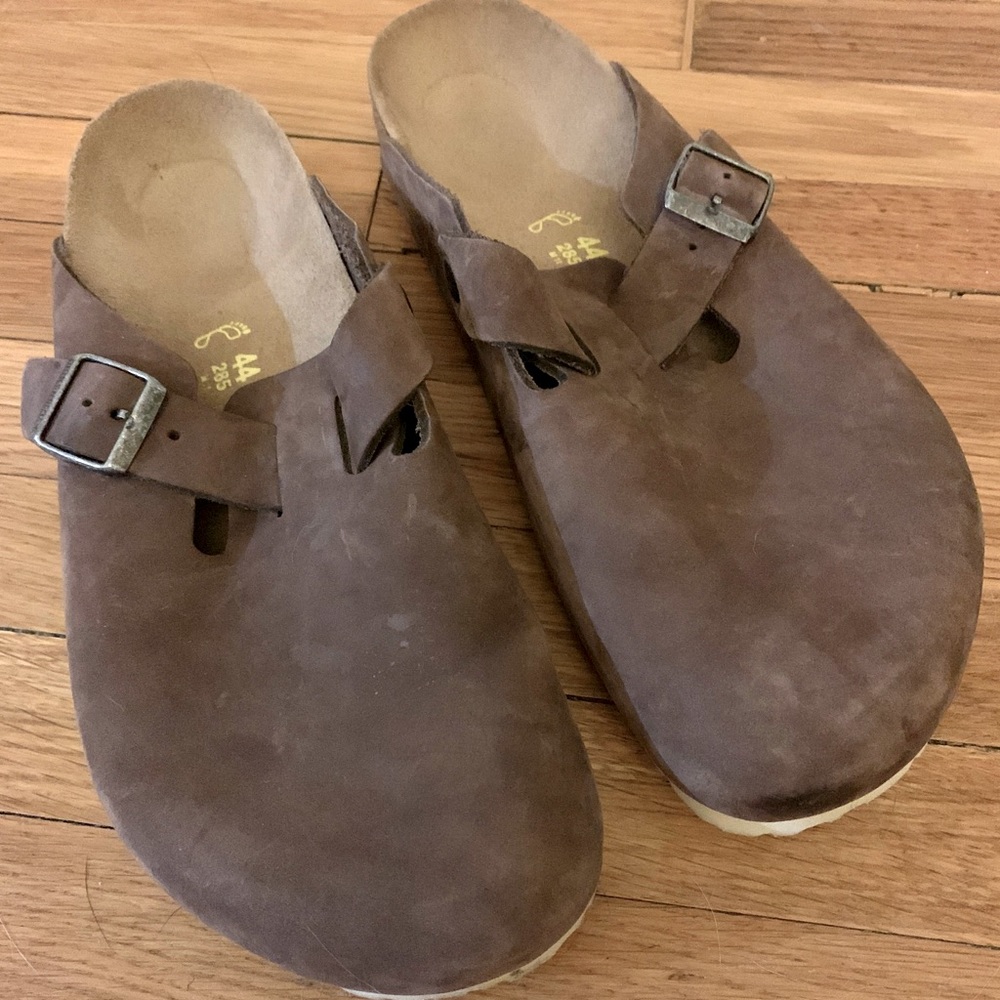 Birkenstock men Boston suede clog mule slip on size 11-11.5